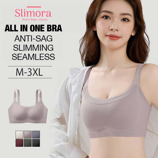 Slimora All in One Bra - Seamless, Anti-Sagging, Visually Slimming
